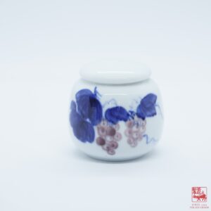 Porcelain Fruit Tea Caddy, 30-40g