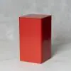 Tea Caddy, Red <br>铁制茶罐, 红色